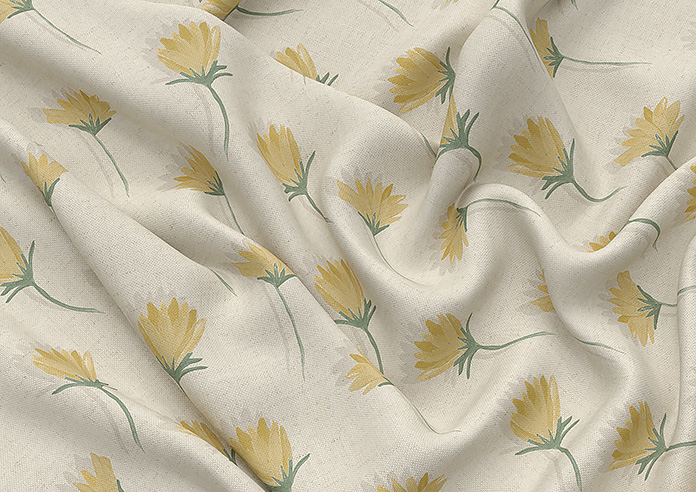 Emily Bond Cornflower, Yellow - Twist&Fit Roman Blind - Image 4